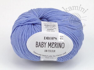 Baby Merino 25 fioletowy niebieski