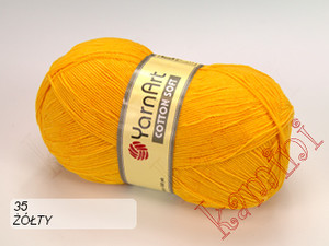 Cotton Soft 35 żółty
