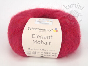 Elegant Mohair 030 ciemny czerwony