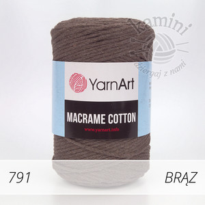 Macrame Cotton 791 brąz