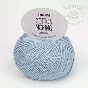 Cotton Merino 09 zimny niebieski