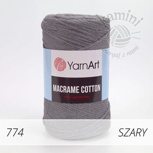 Macrame Cotton 774 szary