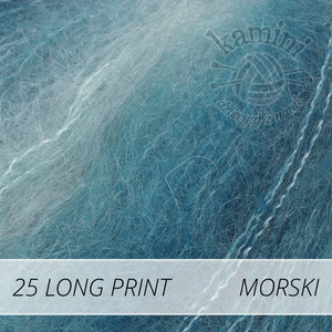Kid-Silk Long Print 25 morski