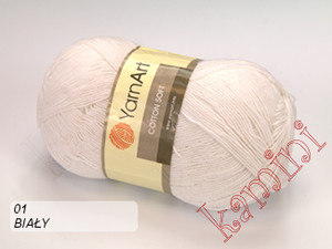 Cotton Soft 01 biały