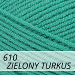 Cotton Gold 610 zielony turkus