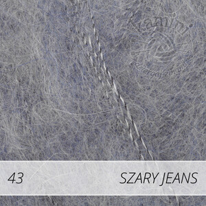 Kid-Silk 43 szary jeans