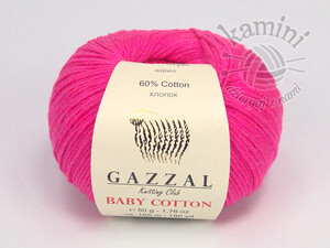 Baby Cotton 3461 róż neon