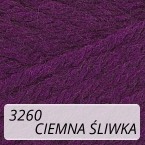 Sport Wool 3260 ciemna śliwka