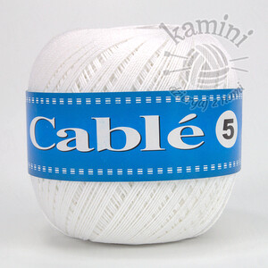 Cable 5 001 biały