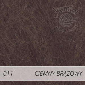 Elegant Mohair 011 ciemny brązowy