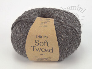 Soft Tweed Mix 08 ciemny szary