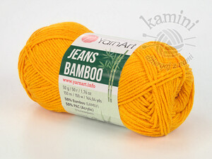 Jeans Bamboo 106 ciemny żółty