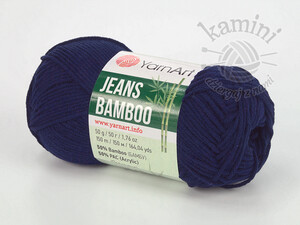 Jeans Bamboo 125 ciemny granat