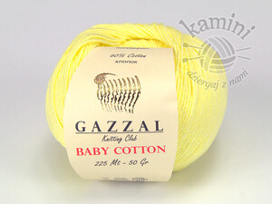 Baby Cotton 3413 jasny żółty