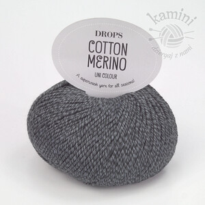 Cotton Merino 19 ciemny szary