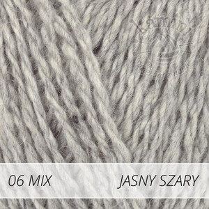 Soft Tweed Mix 06 jasny szary