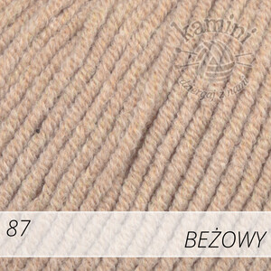 Jeans 87 beżowy
