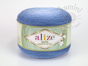 Bella Ombre Batik 7407 niebieski