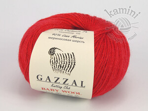 Baby Wool 811 czerwony