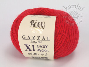 Baby Wool XL 811 czerwony