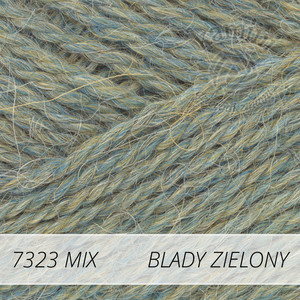 Alpaca Mix 7323 blady zielony