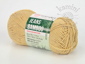 Jeans Bamboo 130 ciepły beż