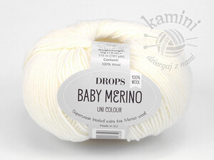 Baby Merino 01 biały
