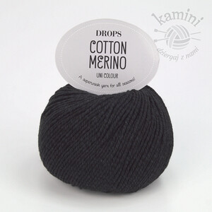 Cotton Merino 02 czarny