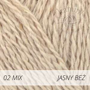 Soft Tweed Mix 02 jasny beż