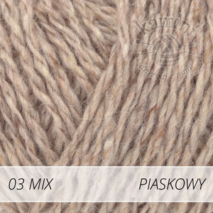 Soft Tweed Mix 03 piaskowy