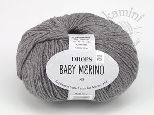 Baby Merino Mix 19 szary
