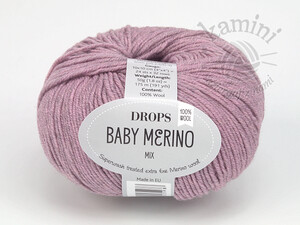 Baby Merino Mix 39 brudny fioletowy róż