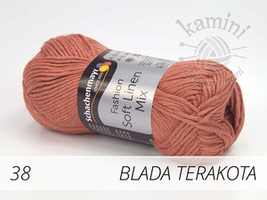 Soft Linen Mix 38 blada terakota
