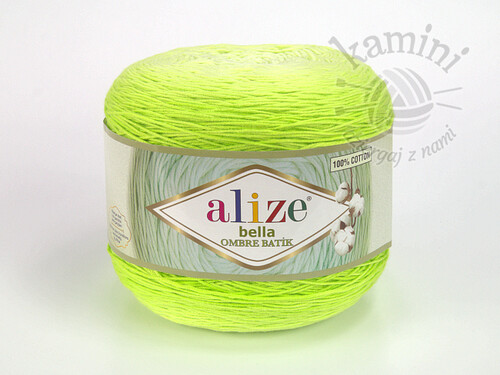 Bella Ombre Batik 7412 jaskrawy zielony