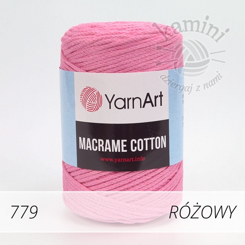 Macrame Cotton 779 różowy