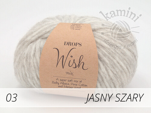 Wish 03 jasny szary