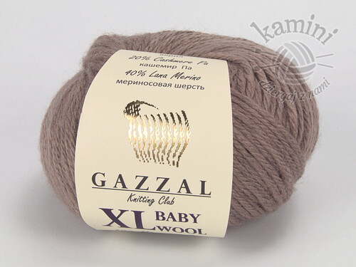 Baby Wool XL 835 ciemny beż