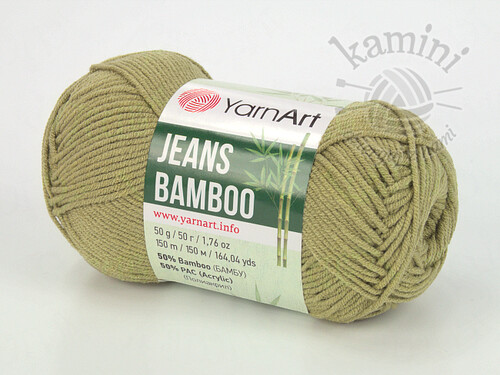 Jeans Bamboo 132 oliwka