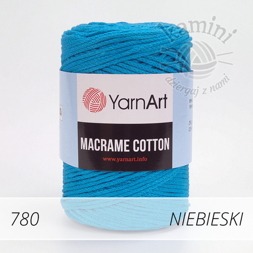Macrame Cotton 780 niebieski