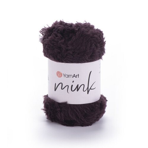 Mink 342 ciemny bordo-brąz
