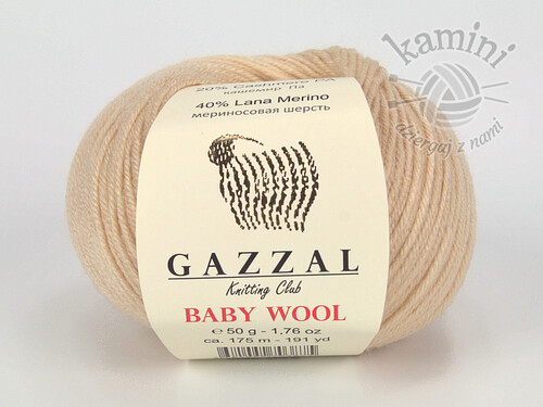 Baby Wool 839 jasny beż