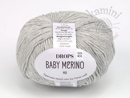 Baby Merino Mix 22 jasny szary