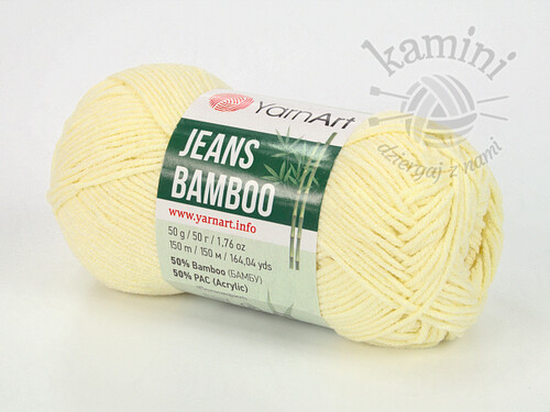 Jeans Bamboo 103 bardzo jasny żółty