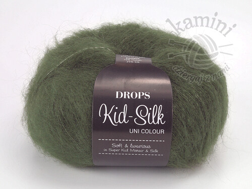 Kid-Silk 19 ciemny zielony