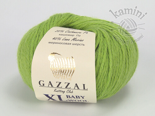 Baby Wool XL 838 zielony