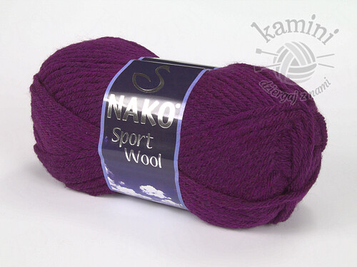 Sport Wool 3260 ciemna śliwka