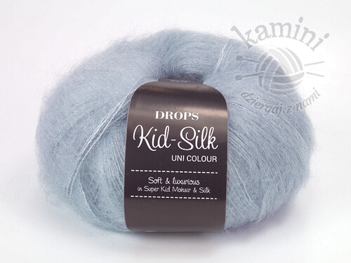 Kid-Silk 06 szary błękit