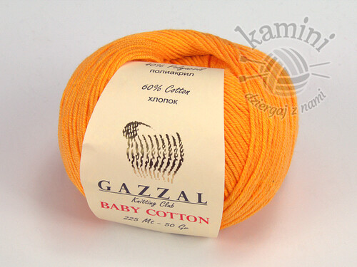 Baby Cotton 3416 pomarańczowy