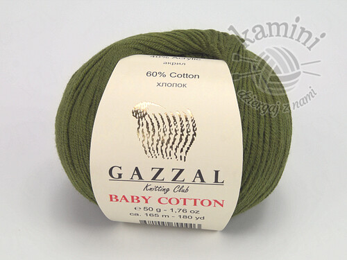 Baby Cotton 3463 ciemna oliwka