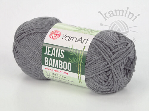 Jeans Bamboo 128 szary